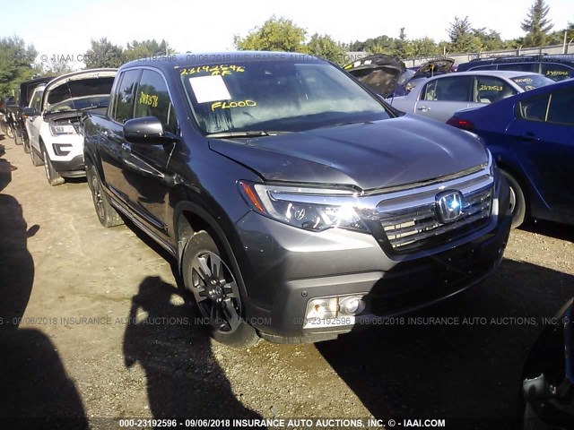 5FPYK3F76HB025752 - 2017 HONDA RIDGELINE RTL GRAY photo 1