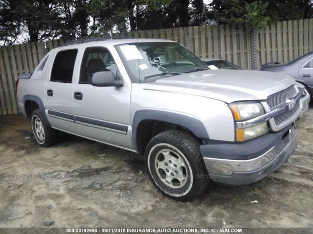 3GNEC12T84G281211 - 2004 CHEVROLET AVALANCHE C1500 Pewter photo 1