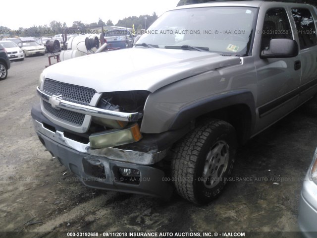 3GNEC12T84G281211 - 2004 CHEVROLET AVALANCHE C1500 Pewter photo 6