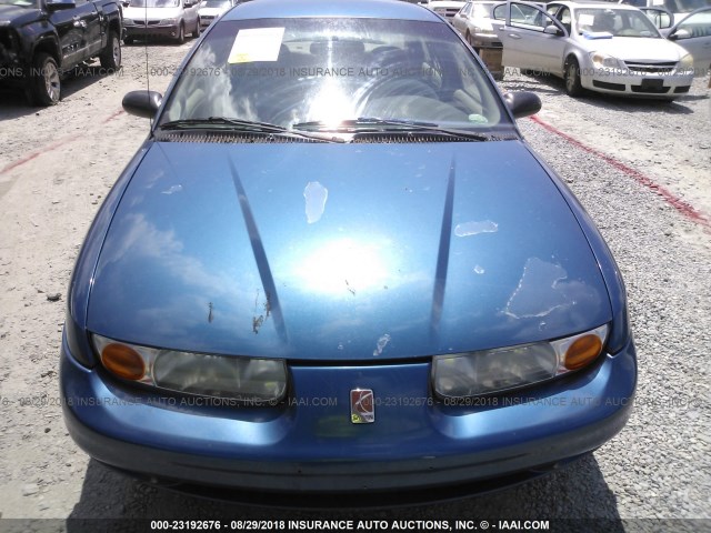 1G8ZH52801Z232010 - 2001 SATURN SL1 BLUE photo 6