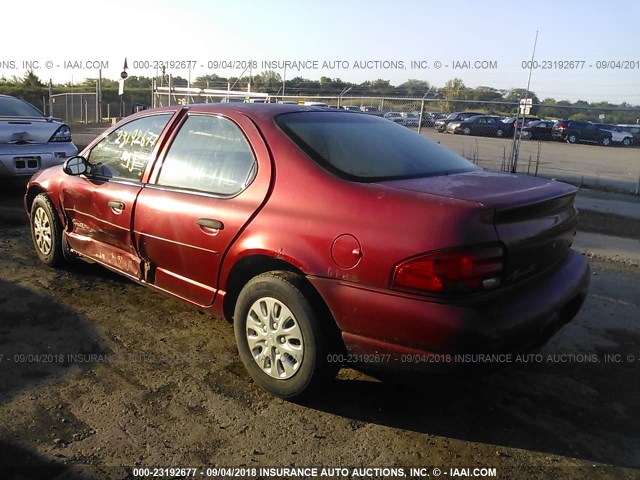 1P3EJ46C7WN240606 - 1998 PLYMOUTH BREEZE EXPRESSO MAROON photo 3