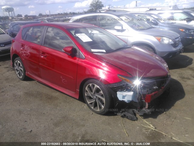 JTNKARJE1GJ515304 - 2016 TOYOTA SCION IM RED photo 1