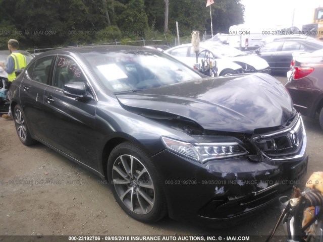 19UUB3F57FA007483 - 2015 ACURA TLX TECH GRAY photo 1