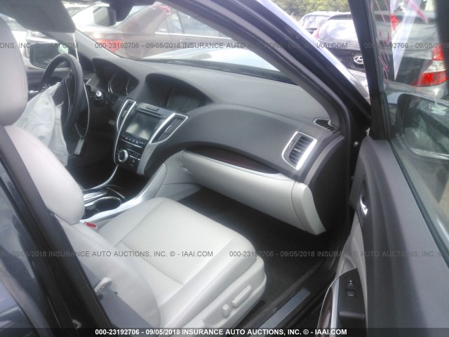 19UUB3F57FA007483 - 2015 ACURA TLX TECH GRAY photo 5