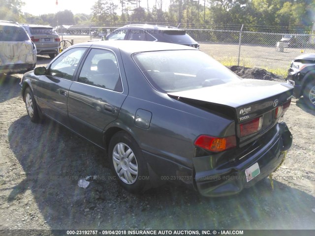 4T1BG22K7YU996492 - 2000 TOYOTA CAMRY CE/LE/XLE 绿色 照片 3