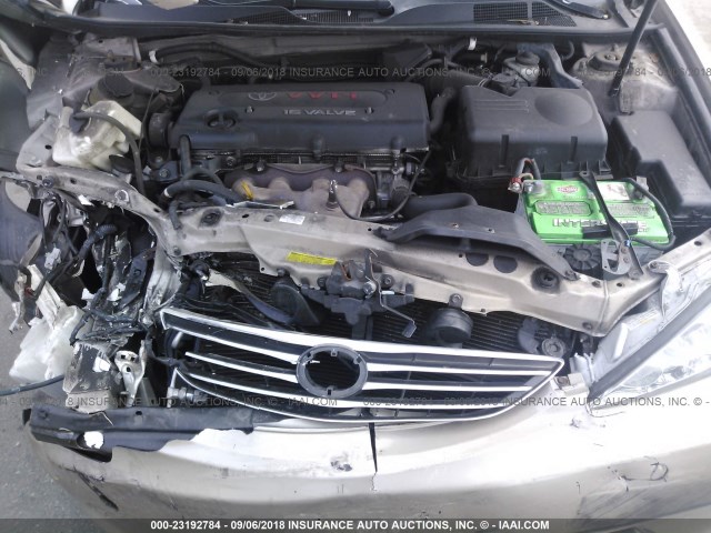4T1BE32K85U550942 - 2005 TOYOTA CAMRY LE/XLE/SE BEIGE photo 10