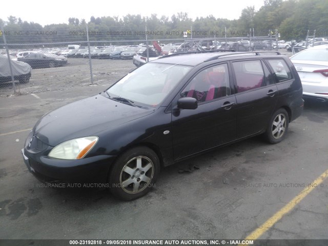 JA3AD29F44U053406 - 2004 MITSUBISHI LANCER LS 黑色 照片 2