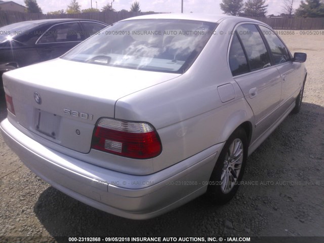 WBADT63442CH93721 - 2002 BMW 530 I AUTOMATIC SILVER photo 4