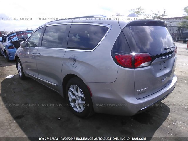 2C4RC1BG0JR123013 - 2018 CHRYSLER PACIFICA TOURING L Մոխրագույն լուսանկար 3