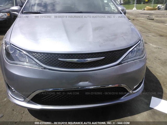 2C4RC1BG0JR123013 - 2018 CHRYSLER PACIFICA TOURING L Մոխրագույն լուսանկար 6