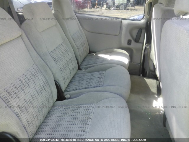 1GNDU03EX3D150568 - 2003 CHEVROLET VENTURE SILVER photo 8