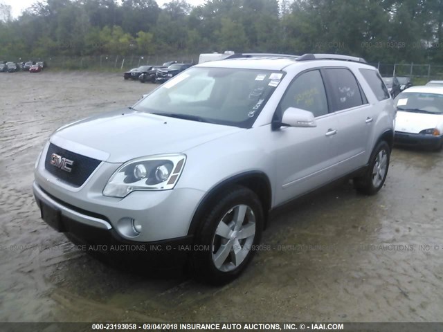 1GKLVMED0AJ230929 - 2010 GMC ACADIA SLT-1 SILVER photo 6