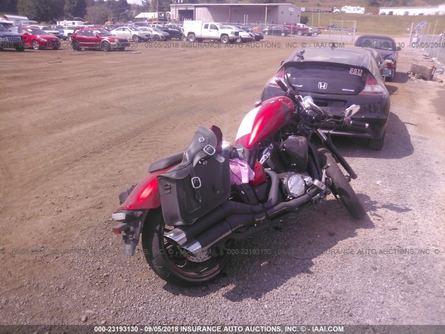 JYAVP33E5DA007659 - 2013 YAMAHA XVS1300 CU RED photo 4