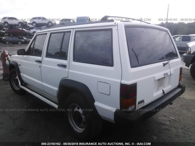 1J4FT28S0TL299618 - 1996 JEEP CHEROKEE SE WHITE photo 3