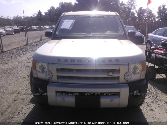 SALAG25436A387310 - 2006 LAND ROVER LR3 HSE BEIGE photo 6