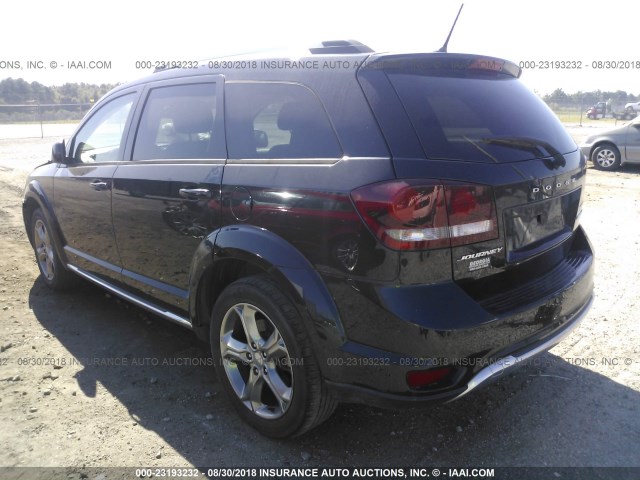 3C4PDCGBXGT146463 - 2016 DODGE JOURNEY CROSSROAD BLACK photo 3