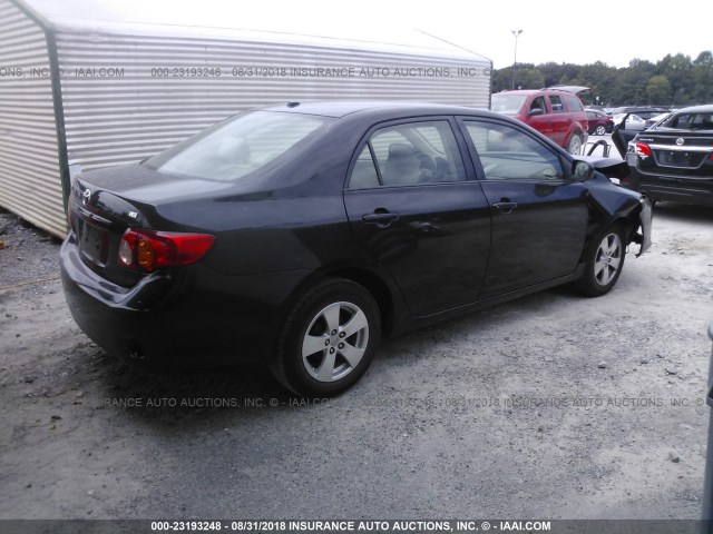 JTDBL40E39J018969 - 2009 TOYOTA COROLLA LE/XLE BLACK photo 4