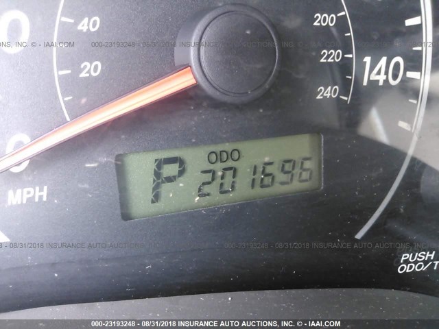 JTDBL40E39J018969 - 2009 TOYOTA COROLLA LE/XLE BLACK photo 7