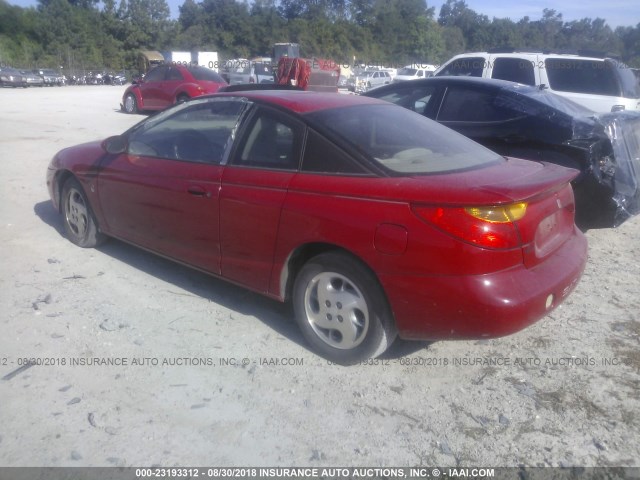 1G8ZR12722Z184492 - 2002 SATURN SC2 RED photo 3