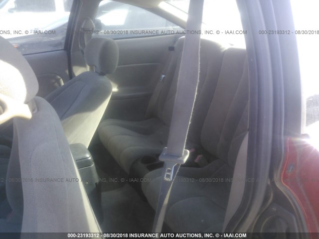 1G8ZR12722Z184492 - 2002 SATURN SC2 RED photo 8