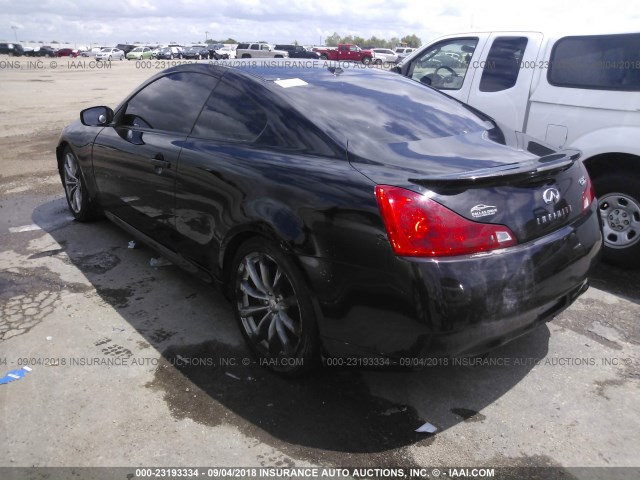 JNKCV64E98M129199 - 2008 INFINITI G37 JOURNEY/SPORT BLACK photo 3