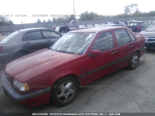 YV1LS5716R2163606 - 1994 VOLVO 850 RED photo 2