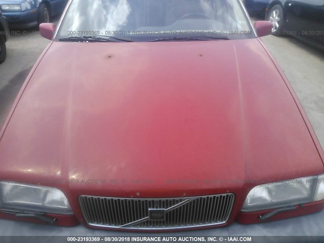 YV1LS5716R2163606 - 1994 VOLVO 850 RED photo 6