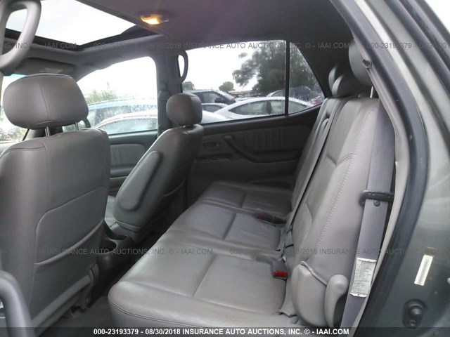 5TDBT48A73S138317 - 2003 TOYOTA SEQUOIA LIMITED GRAY photo 8