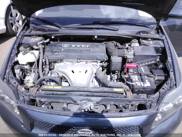 JTKDE167590290268 - 2009 TOYOTA SCION TC 灰色 照片 10