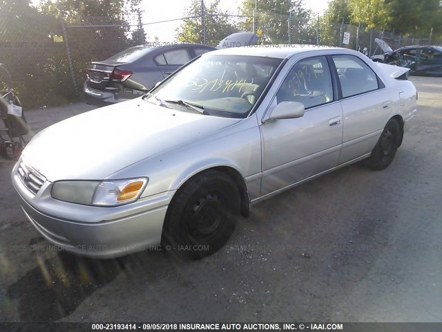 4T1BG22K61U021519 - 2001 TOYOTA CAMRY CE/LE/XLE 银色 照片 2