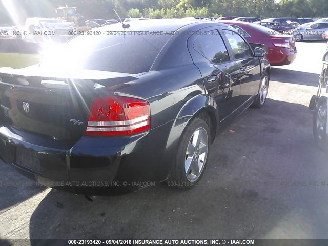 1B3LC76M98N661565 - 2008 DODGE AVENGER R/T BLACK photo 4