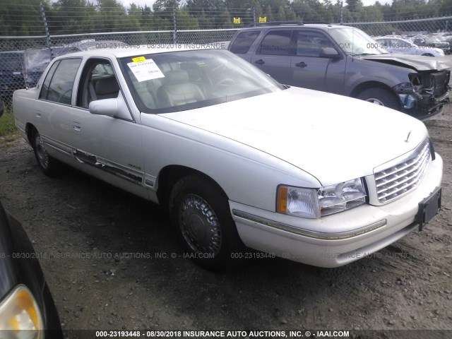 1G6KE52Y1VU224553 - 1997 CADILLAC DEVILLE DELEGANCE WHITE photo 1