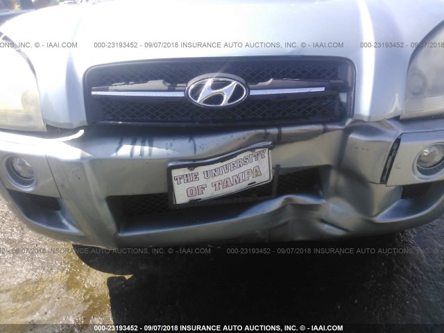 KM8JN12D36U453439 - 2006 HYUNDAI TUCSON GLS/LIMITED 浅蓝色 照片 6