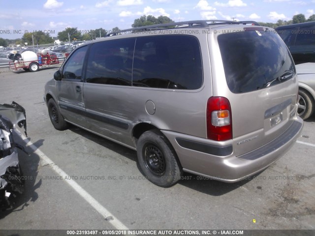 1GNDX06E5WD233655 - 1998 CHEVROLET VENTURE TAN photo 3