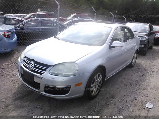 3VWEF71K47M191603 - 2007 VOLKSWAGEN JETTA WOLFSBURG SILVER photo 2