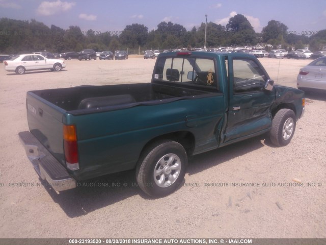 1N6SD11S3VC305370 - 1997 NISSAN TRUCK XE GREEN photo 4