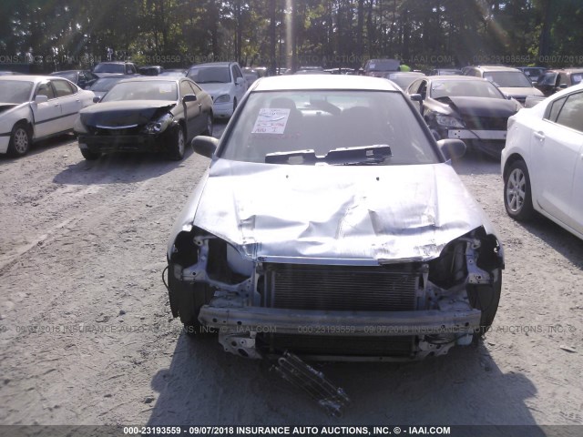 2HGES16142H568631 - 2002 HONDA CIVIC DX SILVER photo 6