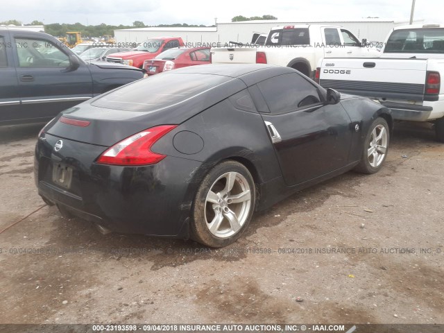 JN1AZ4EHXAM500597 - 2010 NISSAN 370Z BLACK photo 4