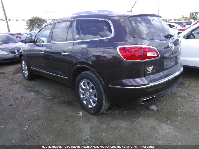 5GAKRCKD7FJ122181 - 2015 BUICK ENCLAVE BROWN photo 3