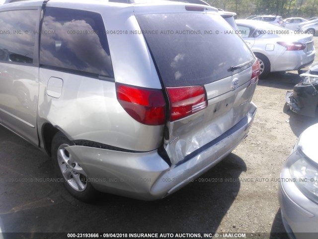 5TDZA23C54S100894 - 2004 TOYOTA SIENNA CE/LE GRAY photo 6