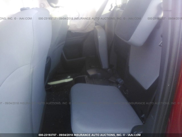 5TFSX5EN3JX058215 - 2018 TOYOTA TACOMA ACCESS CAB/SR/SR5 RED photo 8