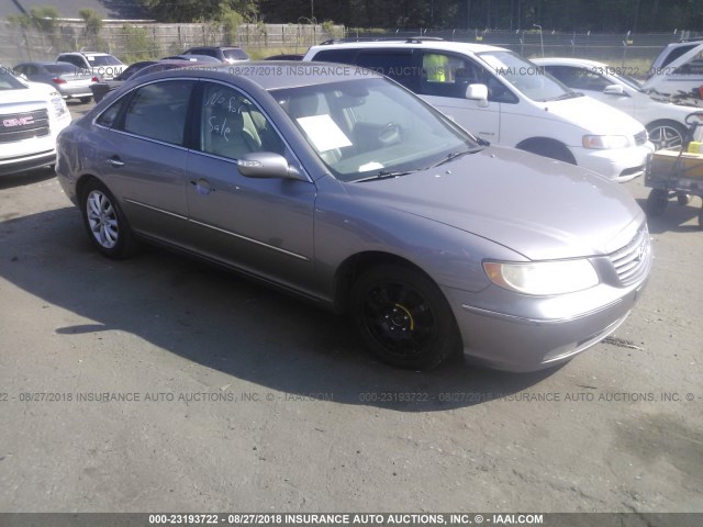 KMHFC46F57A162372 - 2007 HYUNDAI AZERA SILVER photo 1