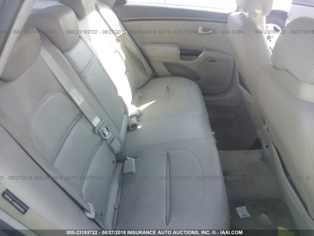 KMHFC46F57A162372 - 2007 HYUNDAI AZERA SILVER photo 8