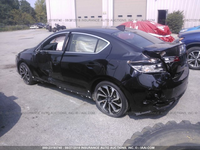 19UDE2F88GA013628 - 2016 ACURA ILX PREMIUM STYLE/TECH STYLE BLACK photo 3