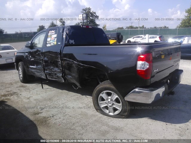 5TFUW5F19HX611550 - 2017 TOYOTA TUNDRA DOUBLE CAB SR/SR5/TRD PRO BLACK photo 3