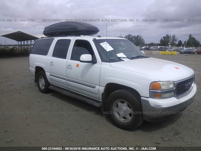 3GKEC16T63G209817 - 2003 GMC YUKON XL C1500 WHITE photo 1