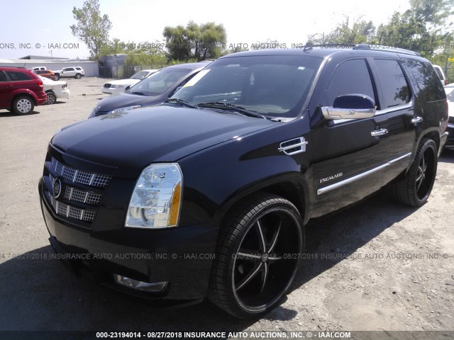 1GYS3BEF9BR263007 - 2011 CADILLAC ESCALADE LUXURY BLACK photo 2