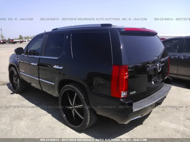 1GYS3BEF9BR263007 - 2011 CADILLAC ESCALADE LUXURY შავი ფოტო 3