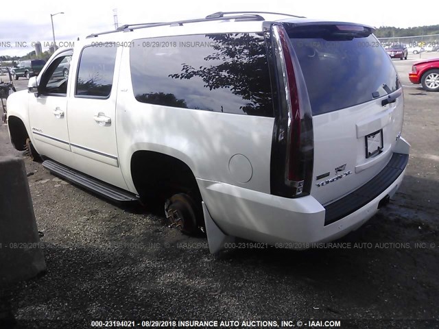 1GKS2KE71CR172711 - 2012 GMC YUKON XL K1500 SLT WHITE photo 3