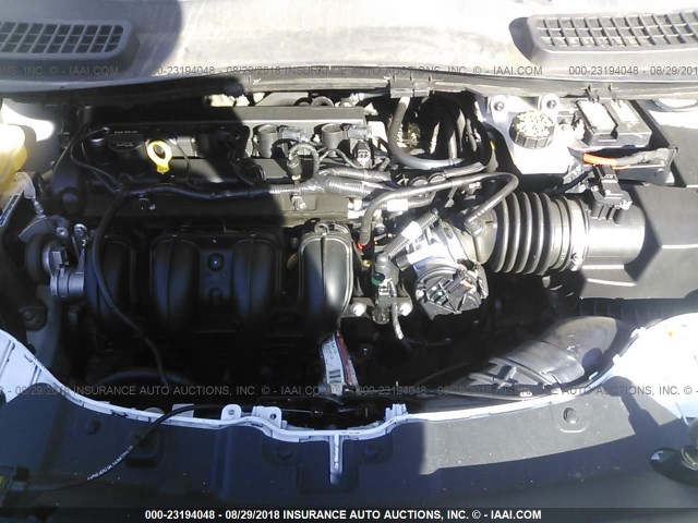 1FMCU0G73GUA30046 - 2016 FORD ESCAPE SE WHITE photo 10